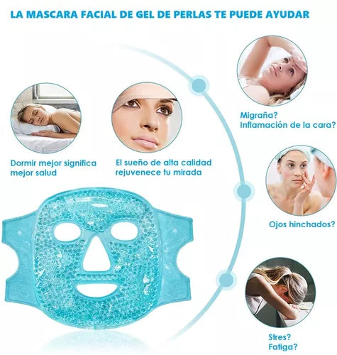 Máscara Facial Gel Frío Calor