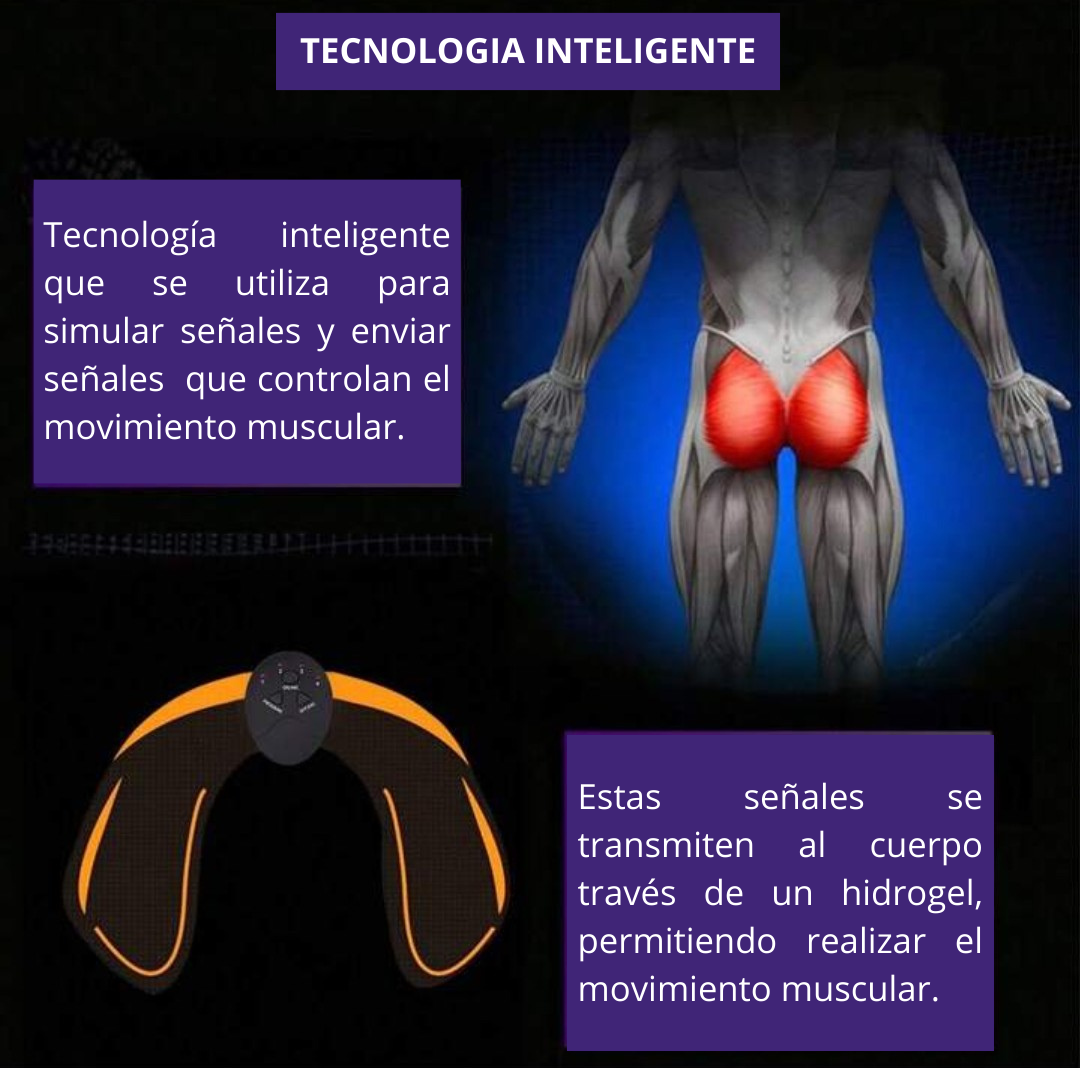 Levantador de Glúteos de Microcorriente
