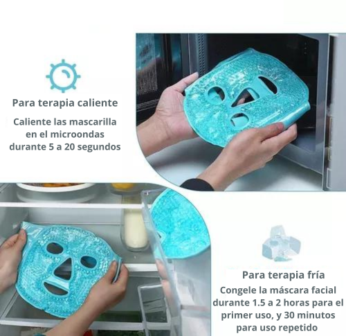 Máscara Facial Gel Frío Calor