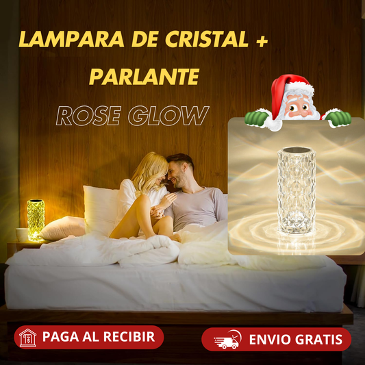 ¡LÁMPARA de CRISTAL + PARLANTE, Descubre la Magia de la Luz!