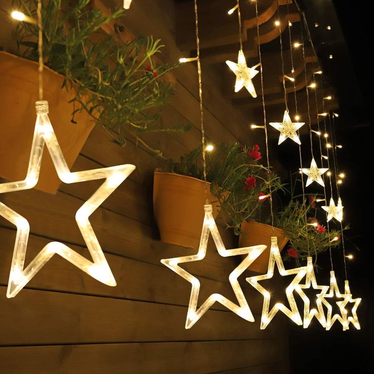 Cortina de Estrellas LED, dale magia a la Navidad 🎄!